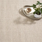 Honeycomb Handwoven Wool Rug | Natural