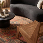 Matil Medallion Washable Rug | Golden