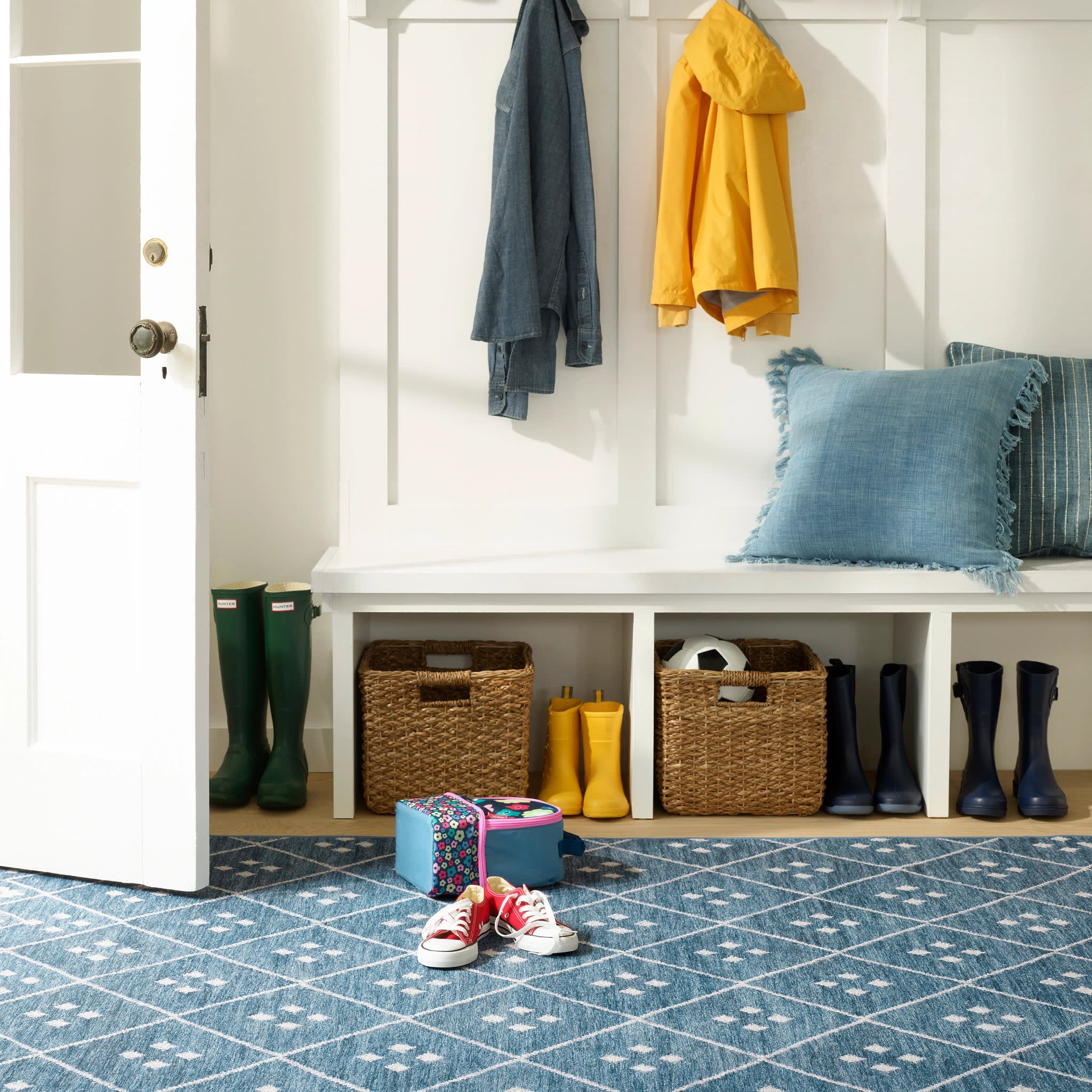 Kota Machine Washable Rug | Indigo
