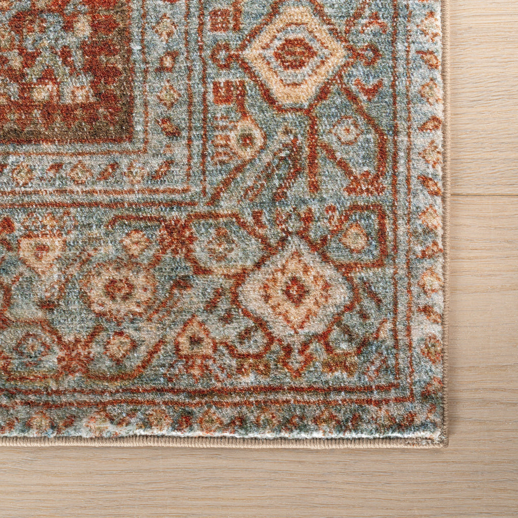 Muril Medallion Washable Rug | Multicolor