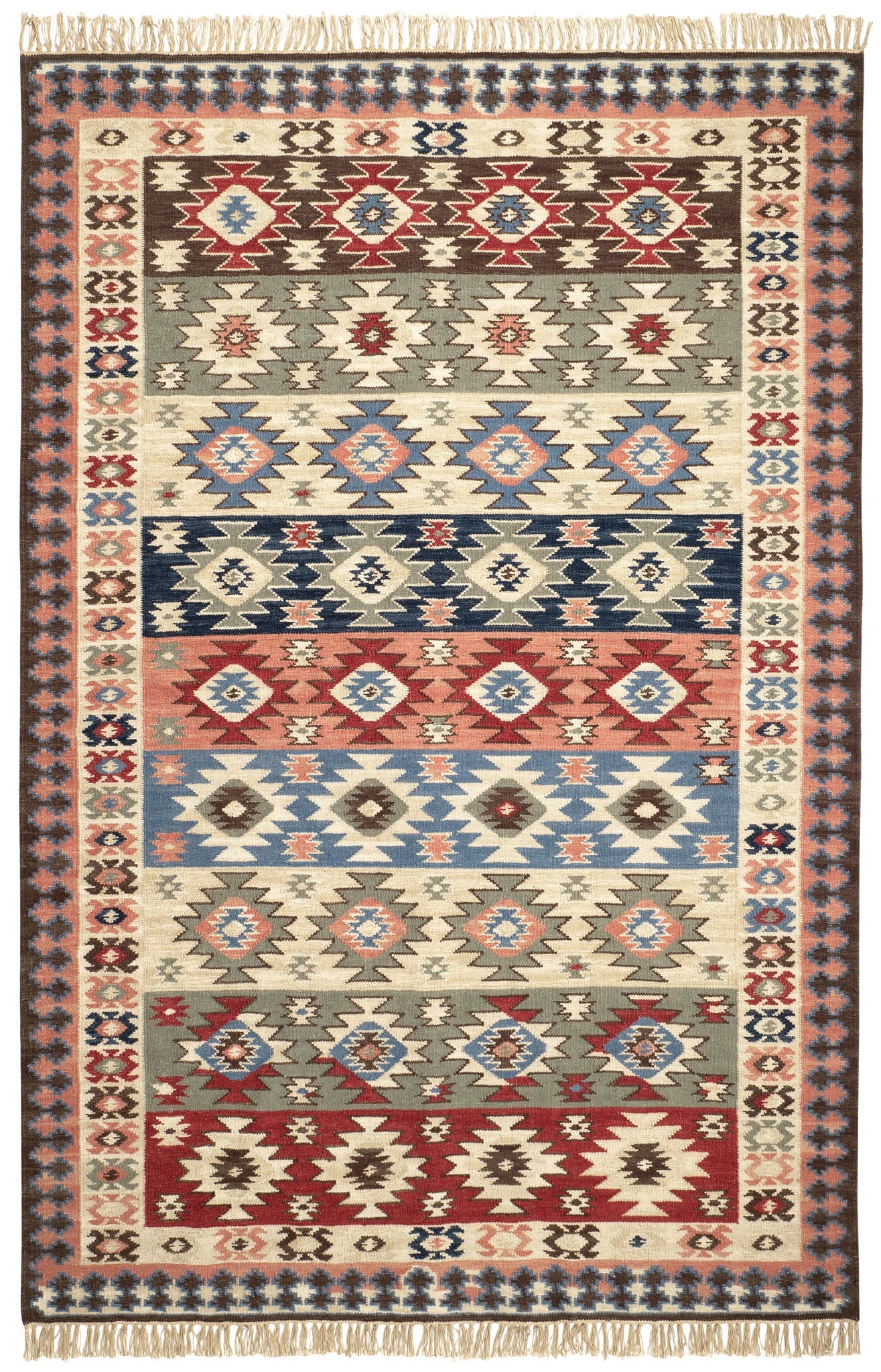 Balsam Kilim Handwoven Wool Rug | Multi Image secondaire du produit