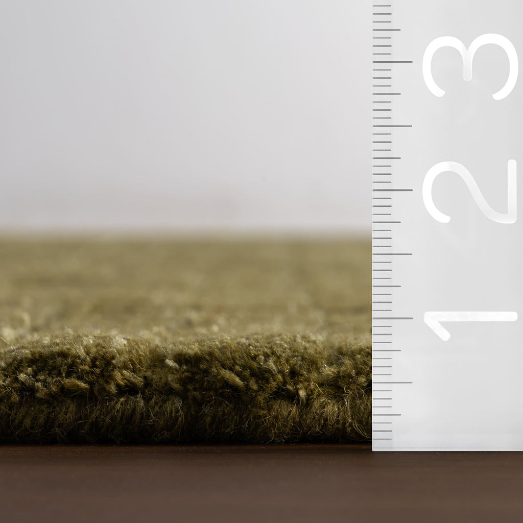 Cinnara Moroccan Striped Rug | Green