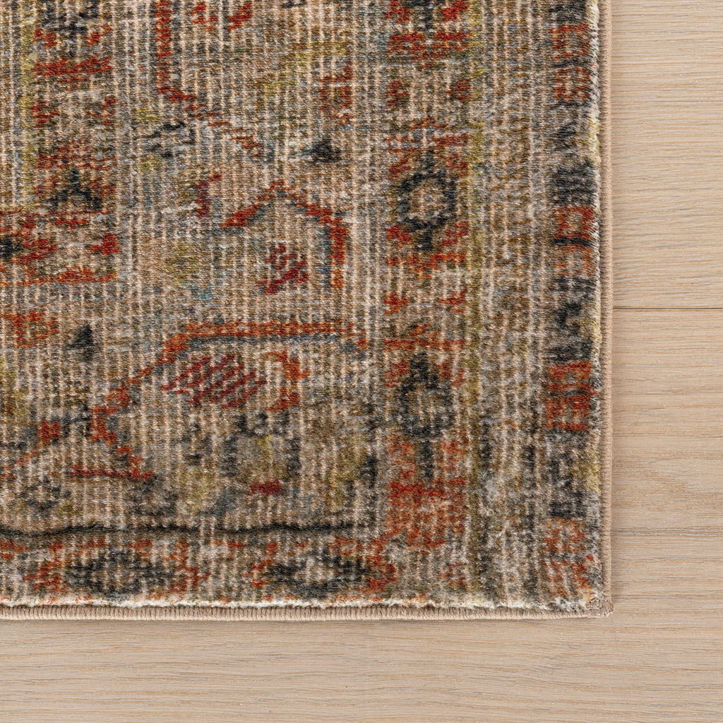 Melin Distresed Washable Rug | Orange