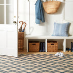 Marco Machine Washable Rug | Navy
