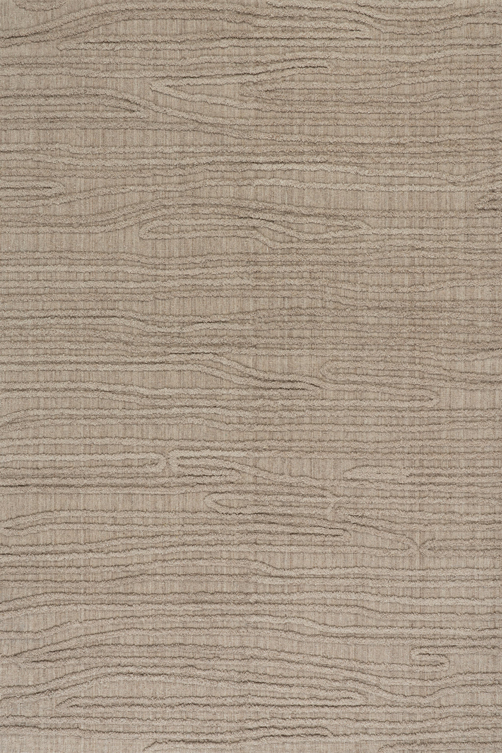 Kahina Abstract Bohemian Hand Tufted Wool Rug | Beige