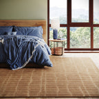 Avela Textured Abstract Rug | Tan