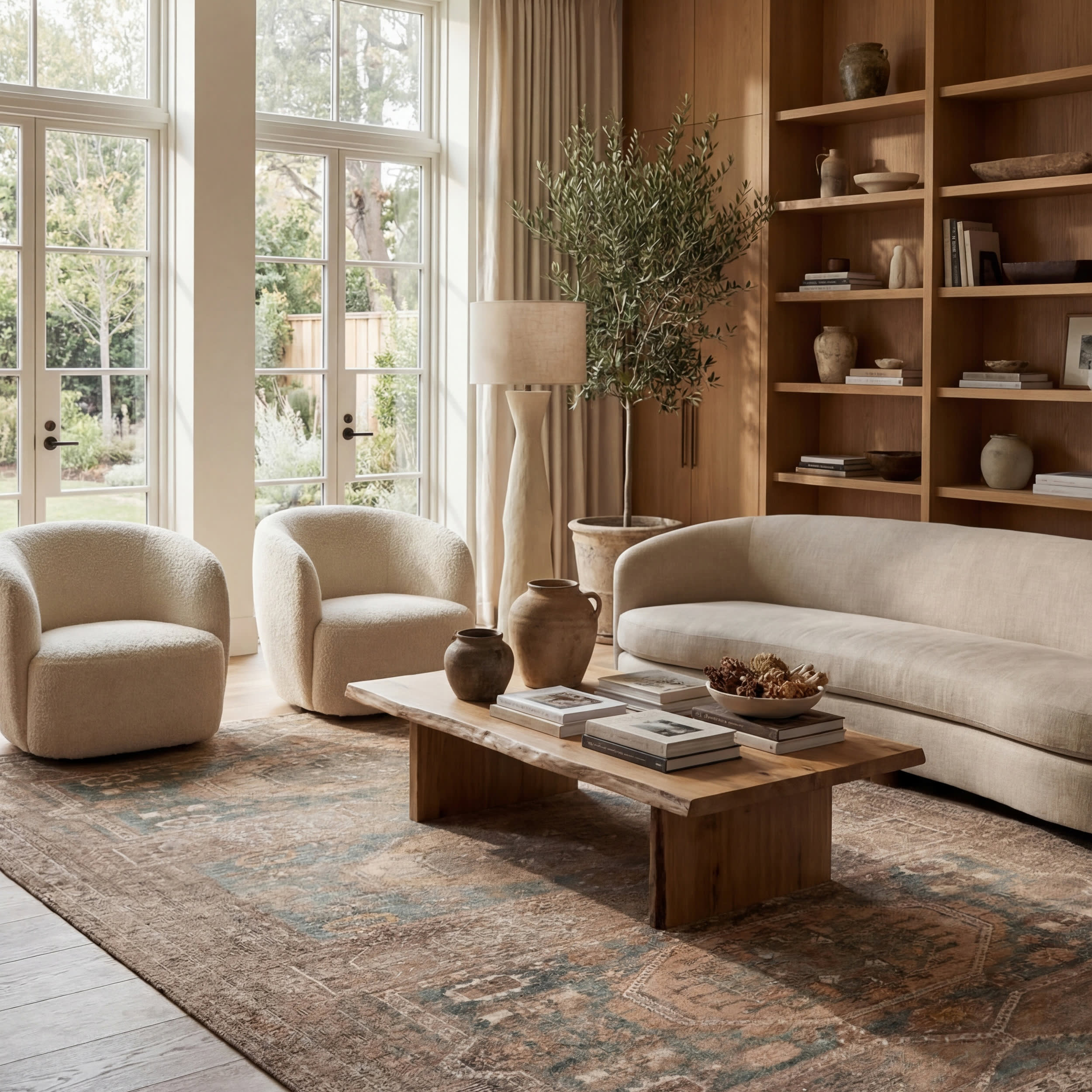 Valoa Vintage and Distressed Rug | Multicolor Main image