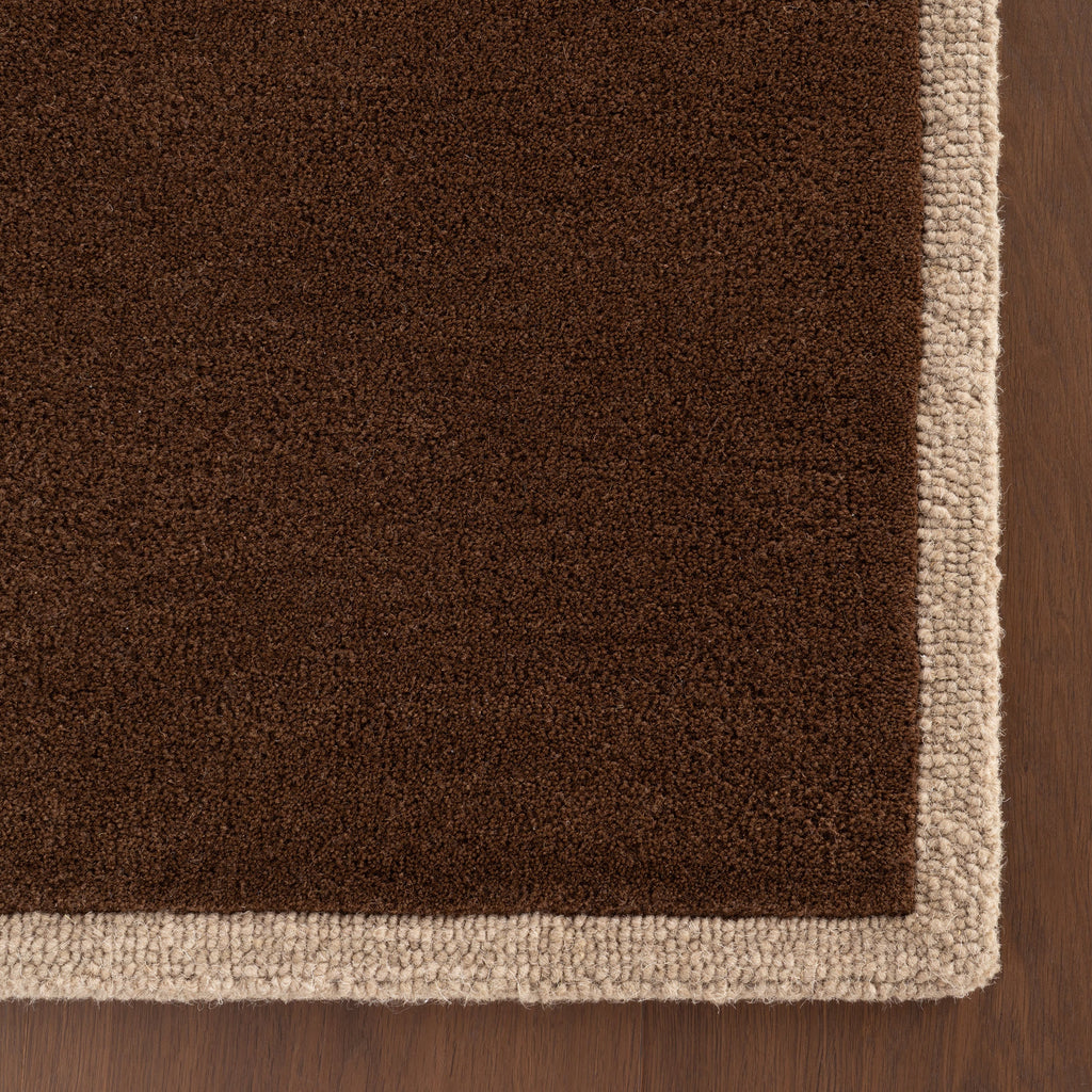 Mira Mid-Century Geometric Rug | Brown