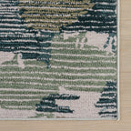 Ladycross Machine Washable Rug | Green