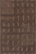 Vinel Modern Abstract Rug | Brown