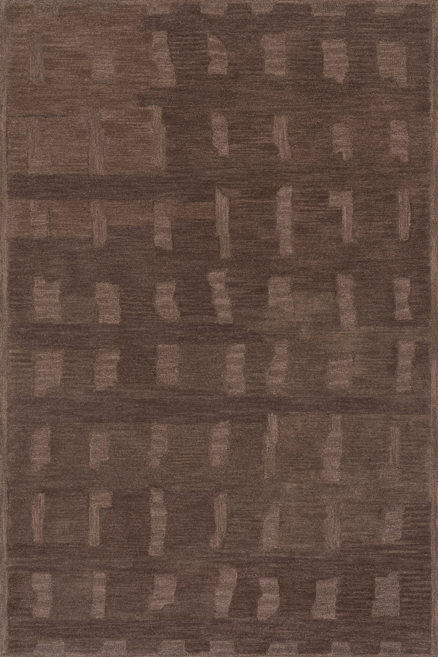 Vinel Modern Abstract Rug | Brown
