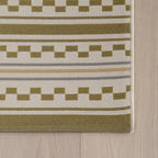 Caldera Modern Checkered Indoor/Outdoor Rug | Tan