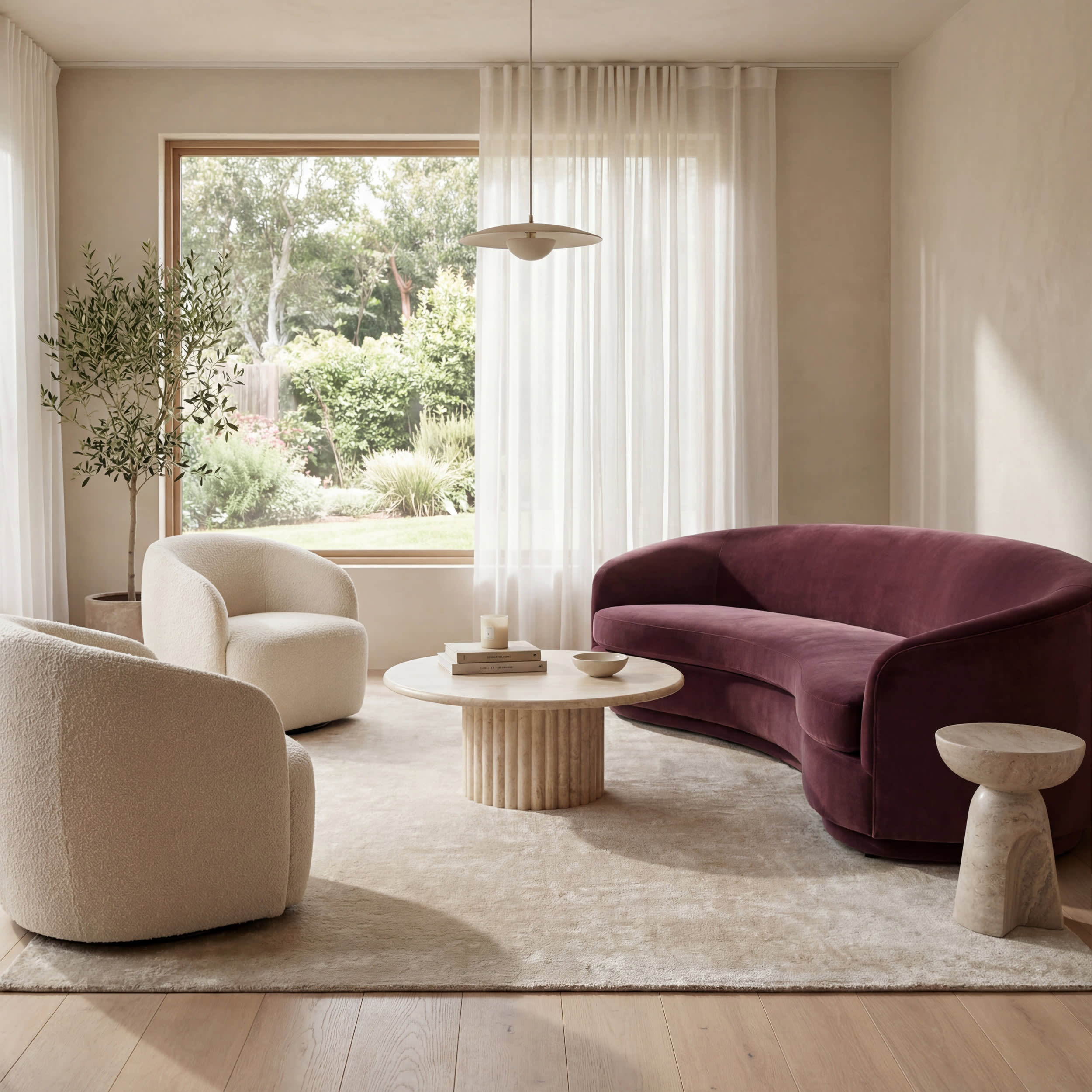 Washable Solid Shag Rug | Cream Secondary image