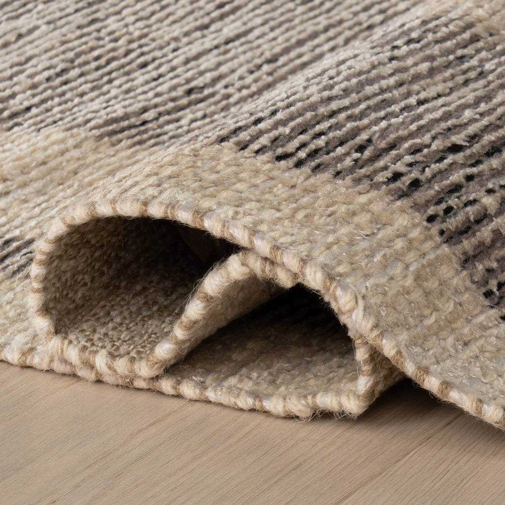Shomar Bohemian Abstract Striped Rug | Natural