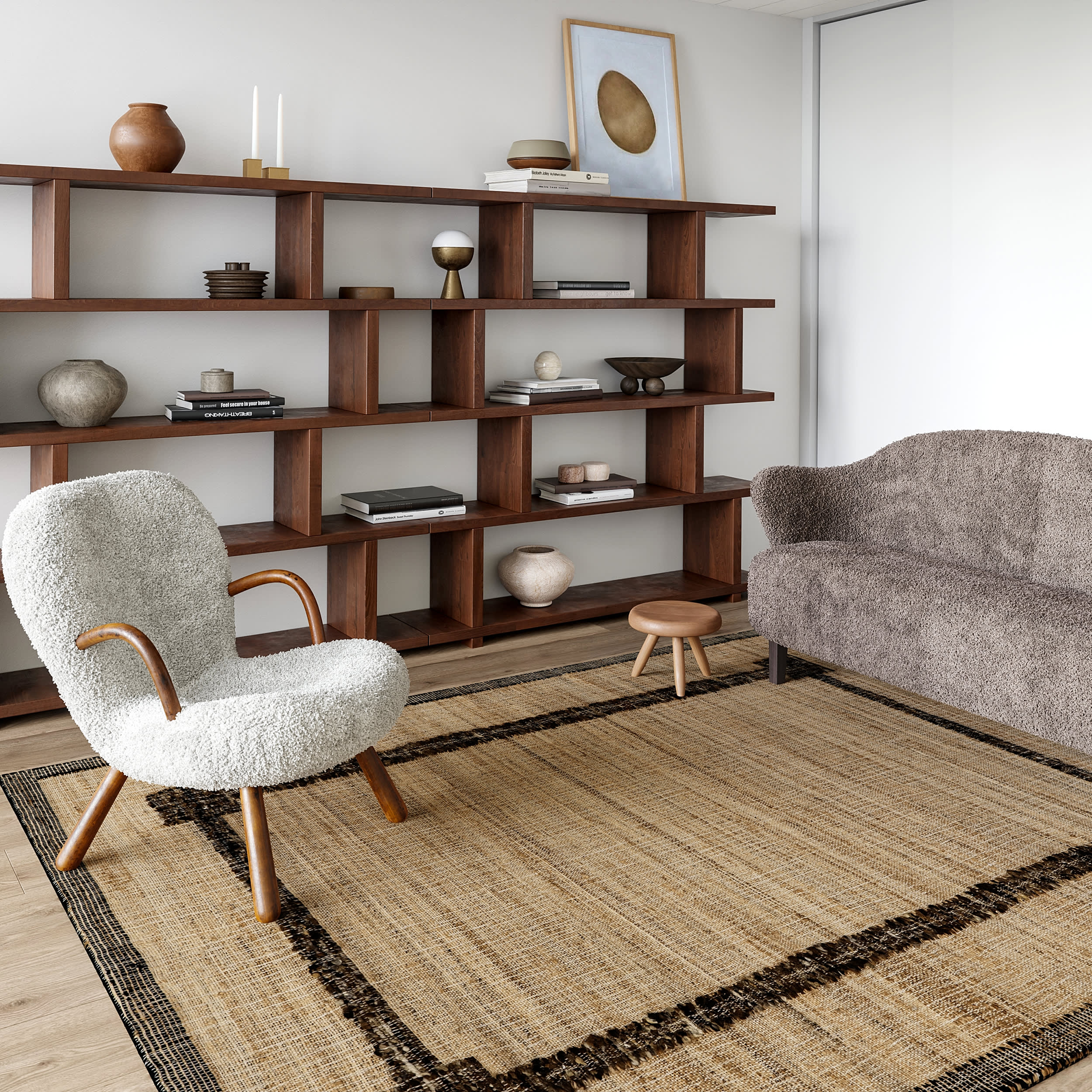 Agora Jute and Wool Rug | Natural Secondary image
