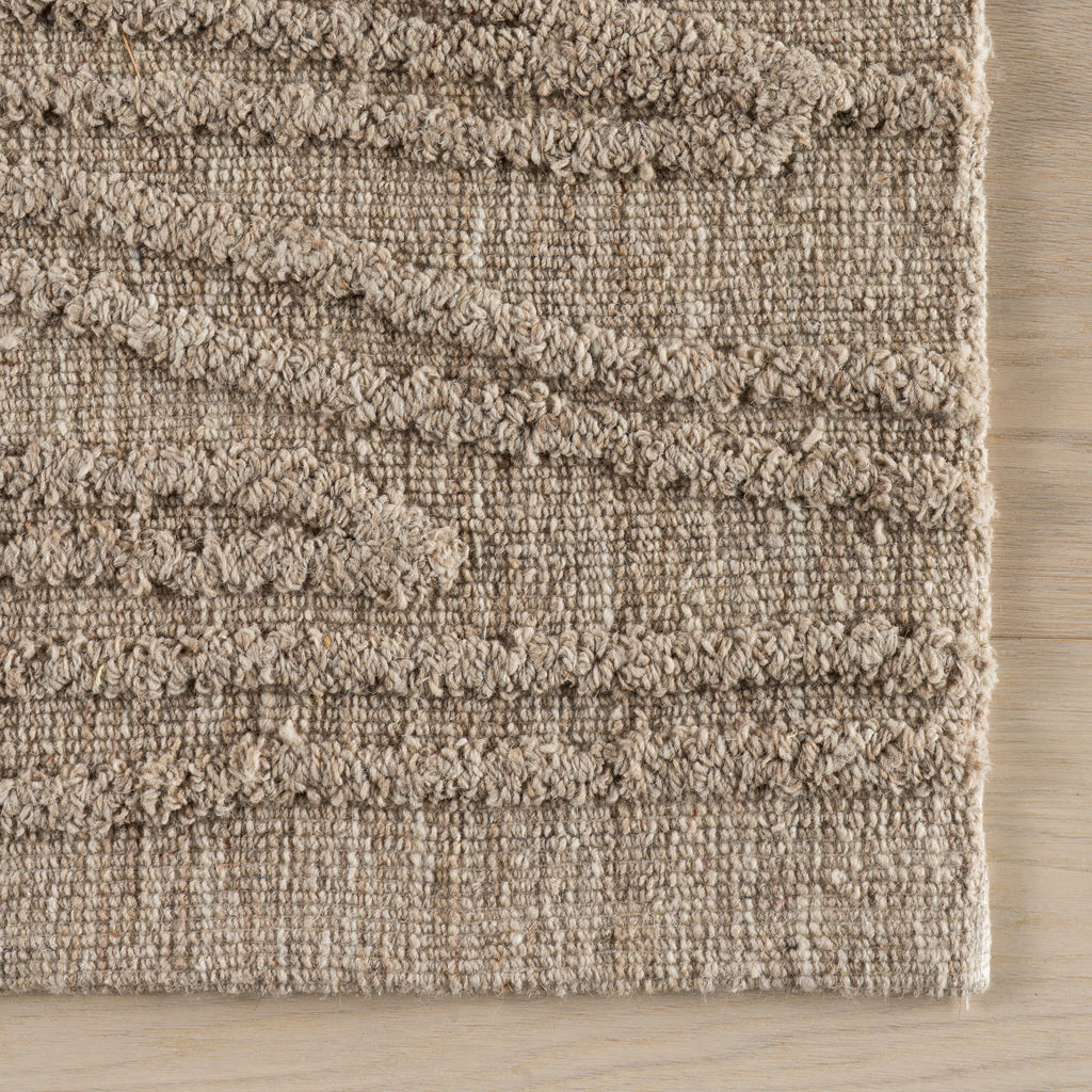 Kahina Abstract Bohemian Hand Tufted Wool Rug | Beige