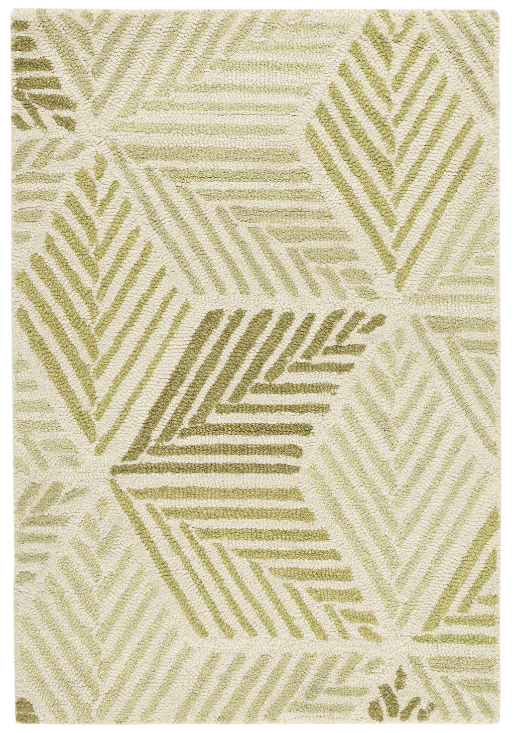 Karari Hand Hooked Wool Rug | Moss