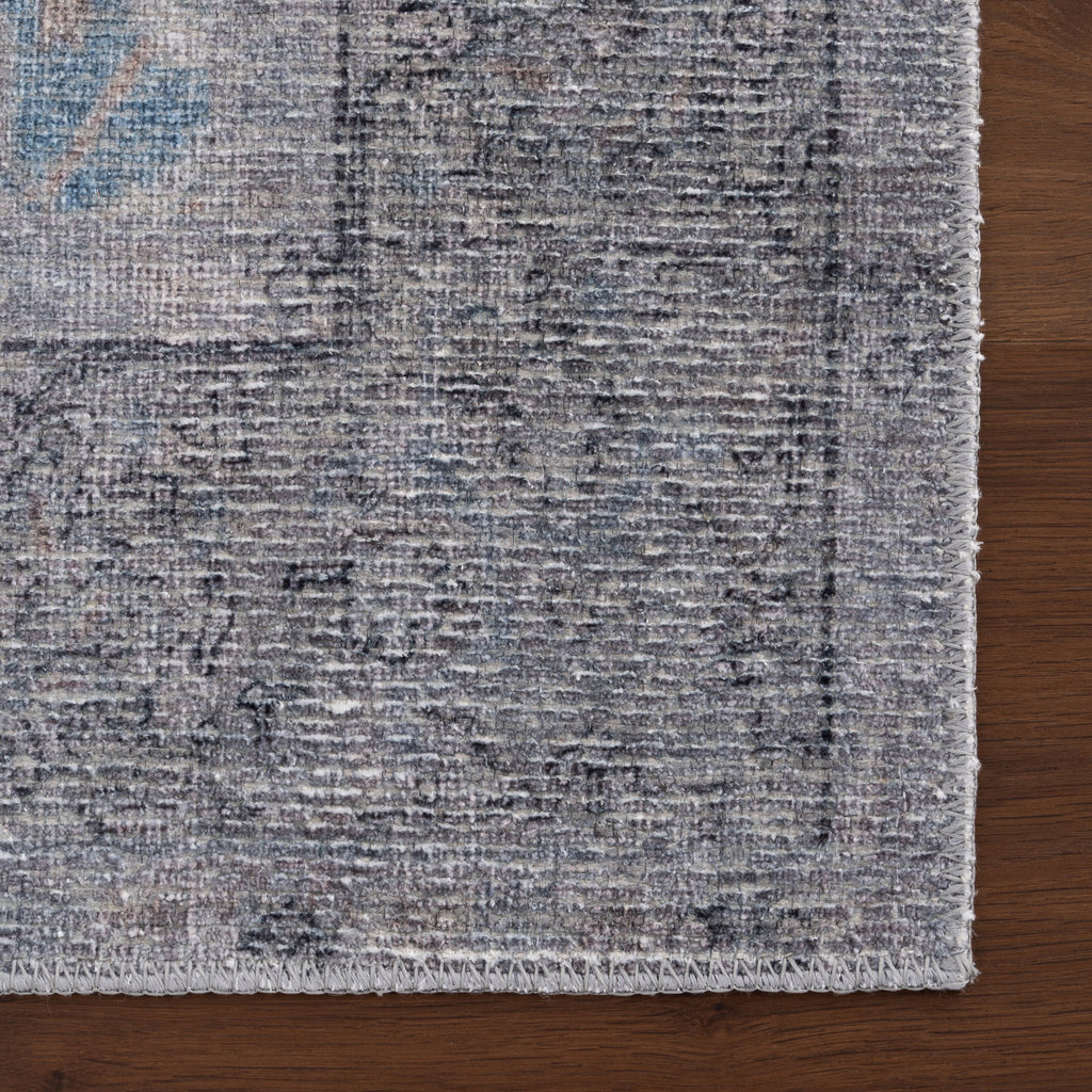 Odelia Vintage & Distressed Washable Rug | Blue