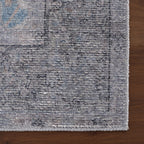 Odelia Vintage & Distressed Washable Rug | Blue
