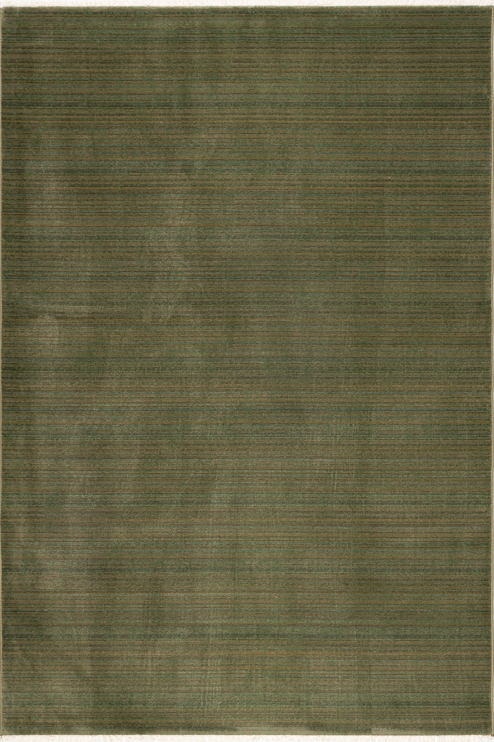 Lylah Solid Fringed Rug | Dark Sage Main image