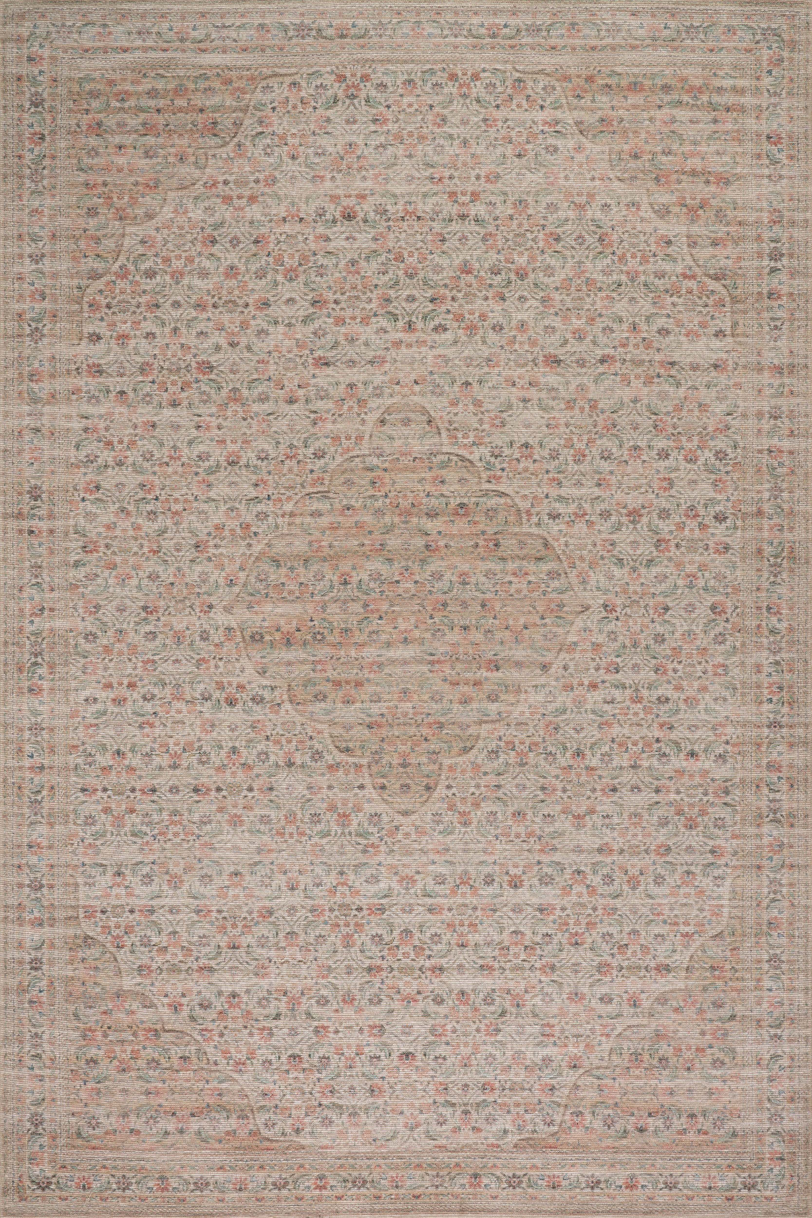Merit Traditional Medallion Rug | Multicolor Image secondaire du produit