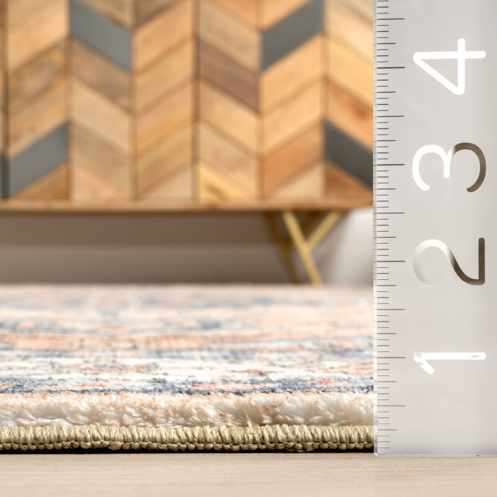 Arsenia Vintage Medallion Washable Rug | Sand