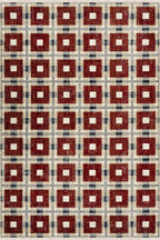 Sorelle Modern Plaid Rug | Red
