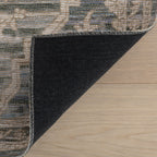 Nefre Traditional Diamond Rug | Blue