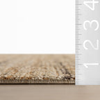 Tracewire Bohemian Striped Rug | Tan