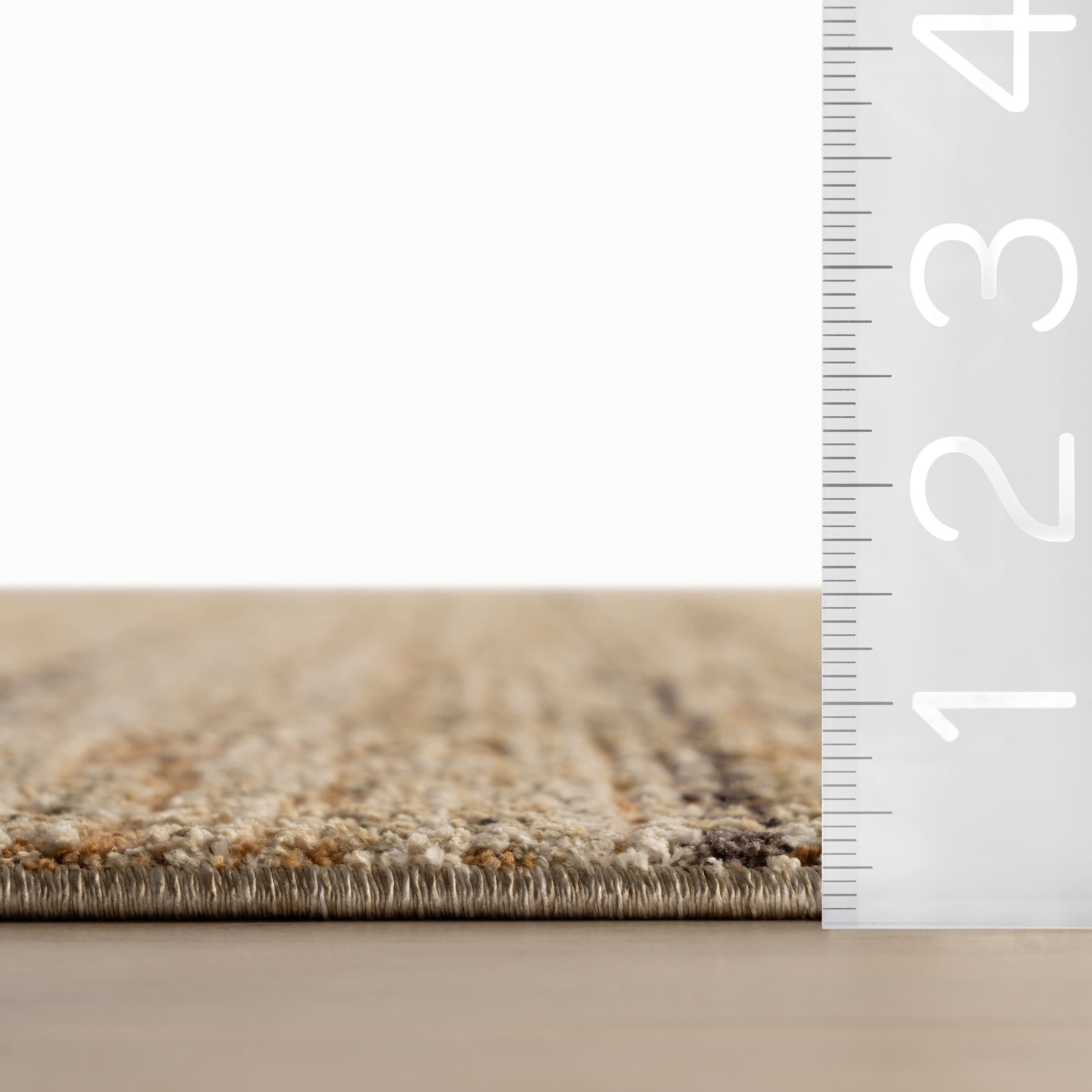 Tracewire Bohemian Striped Rug | Tan