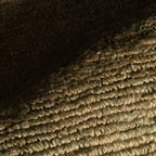Varnu Textured Handmade Jute Rug | Green