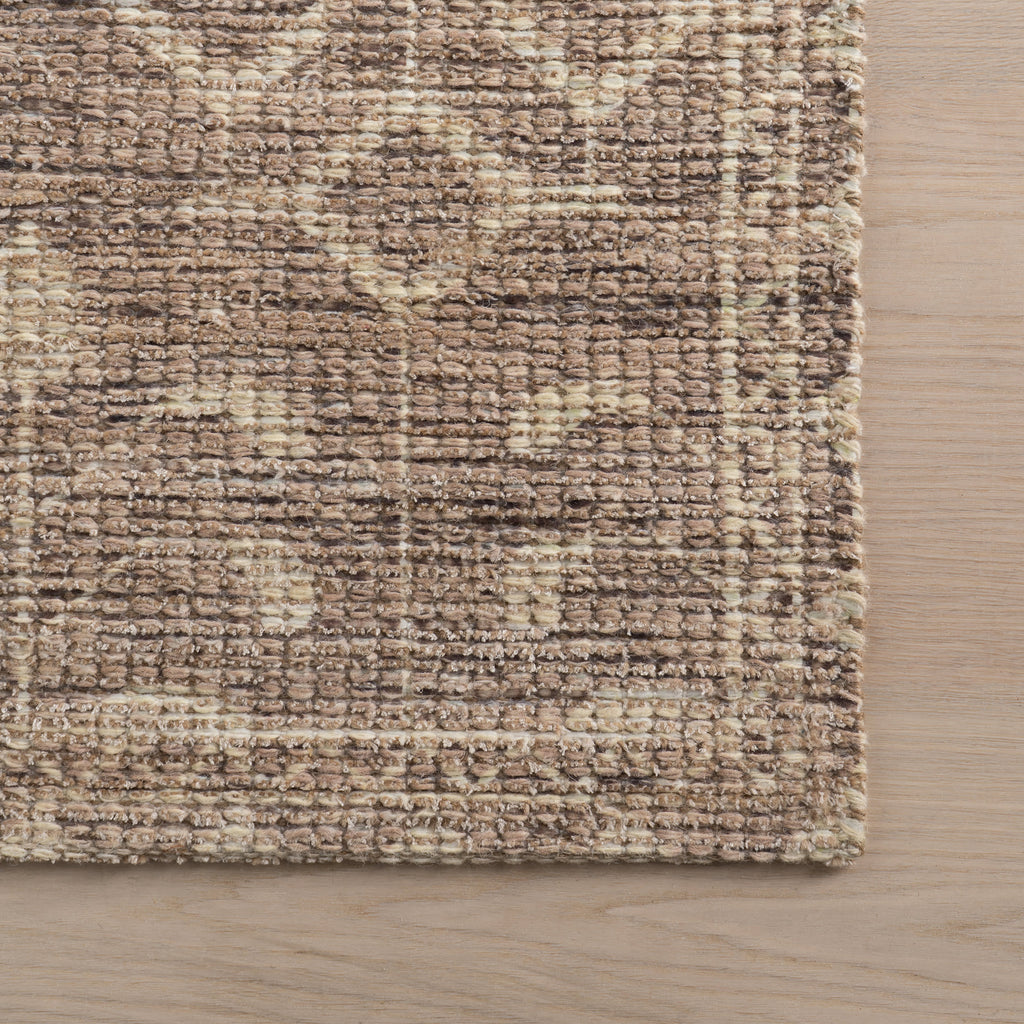 Ohzye Transitional Floral and Paisley Rug | Brown