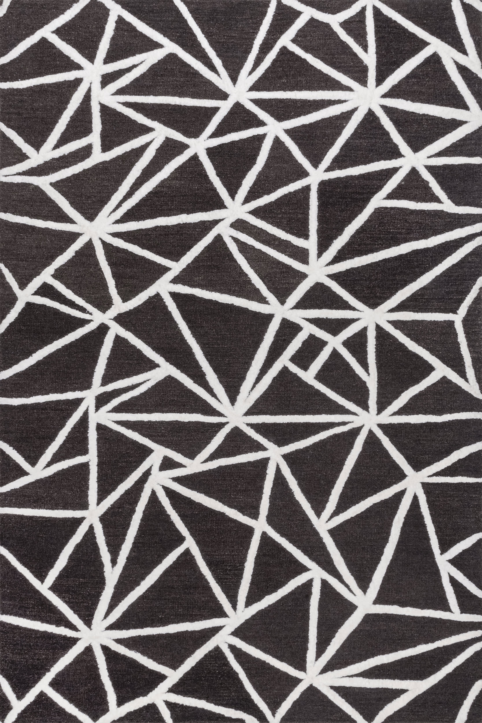 Kendall Wool Collage Rug | Black Main image