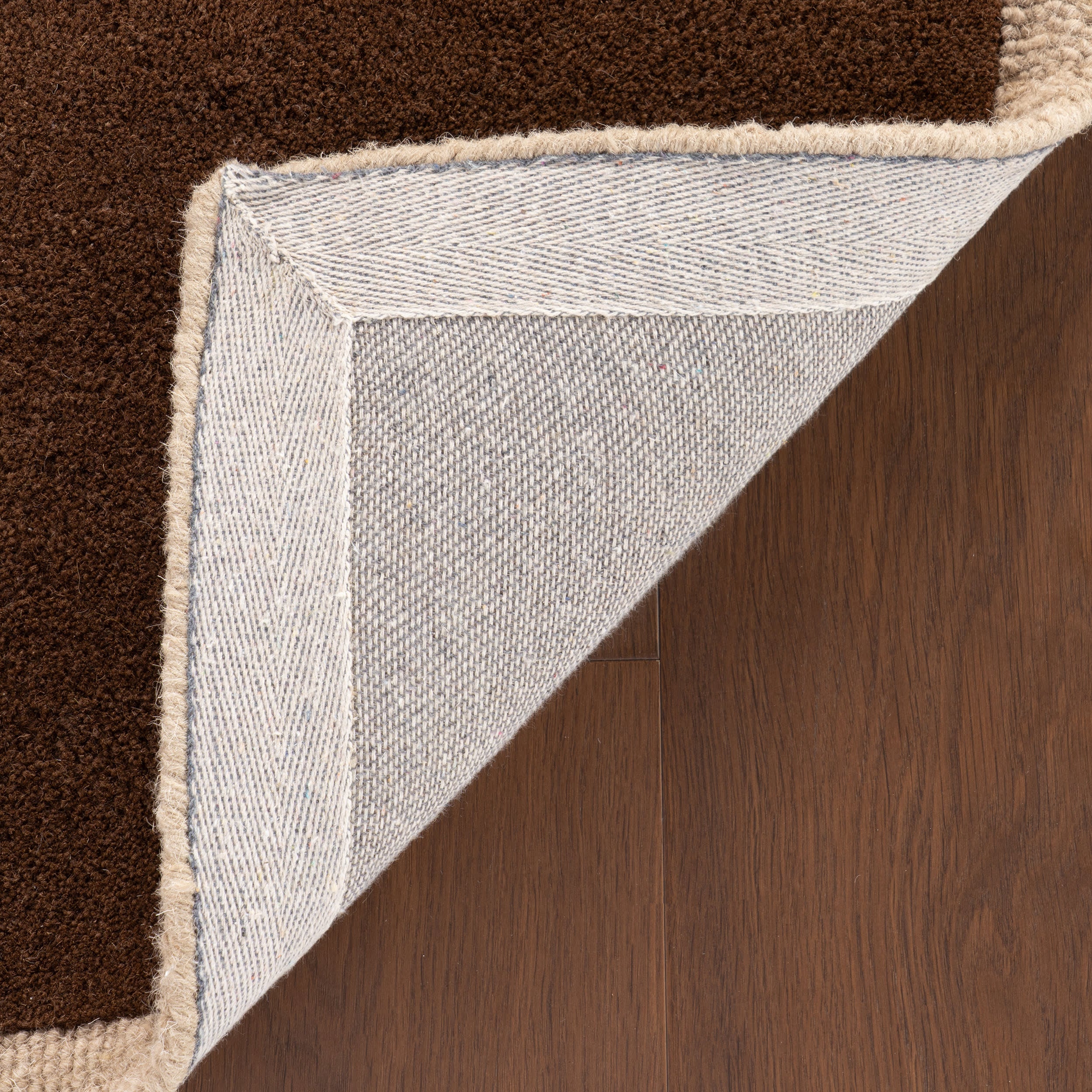 Mira Mid-Century Geometric Rug | Brown