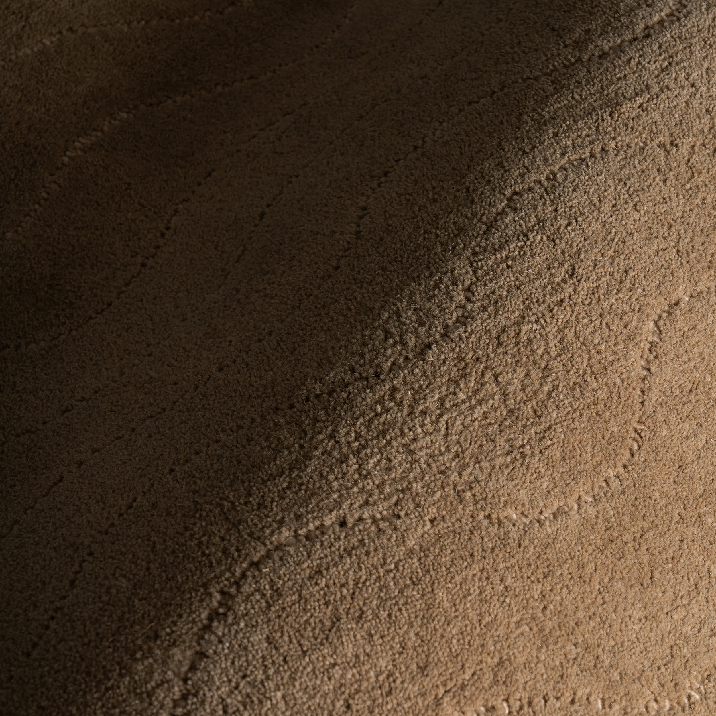 Mireille Solid Wool Cozy Rug | Sand