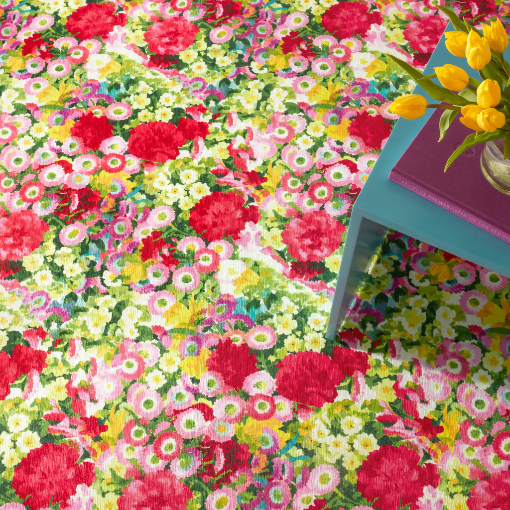Chamomile Cluster Machine Washable Rug | Multi