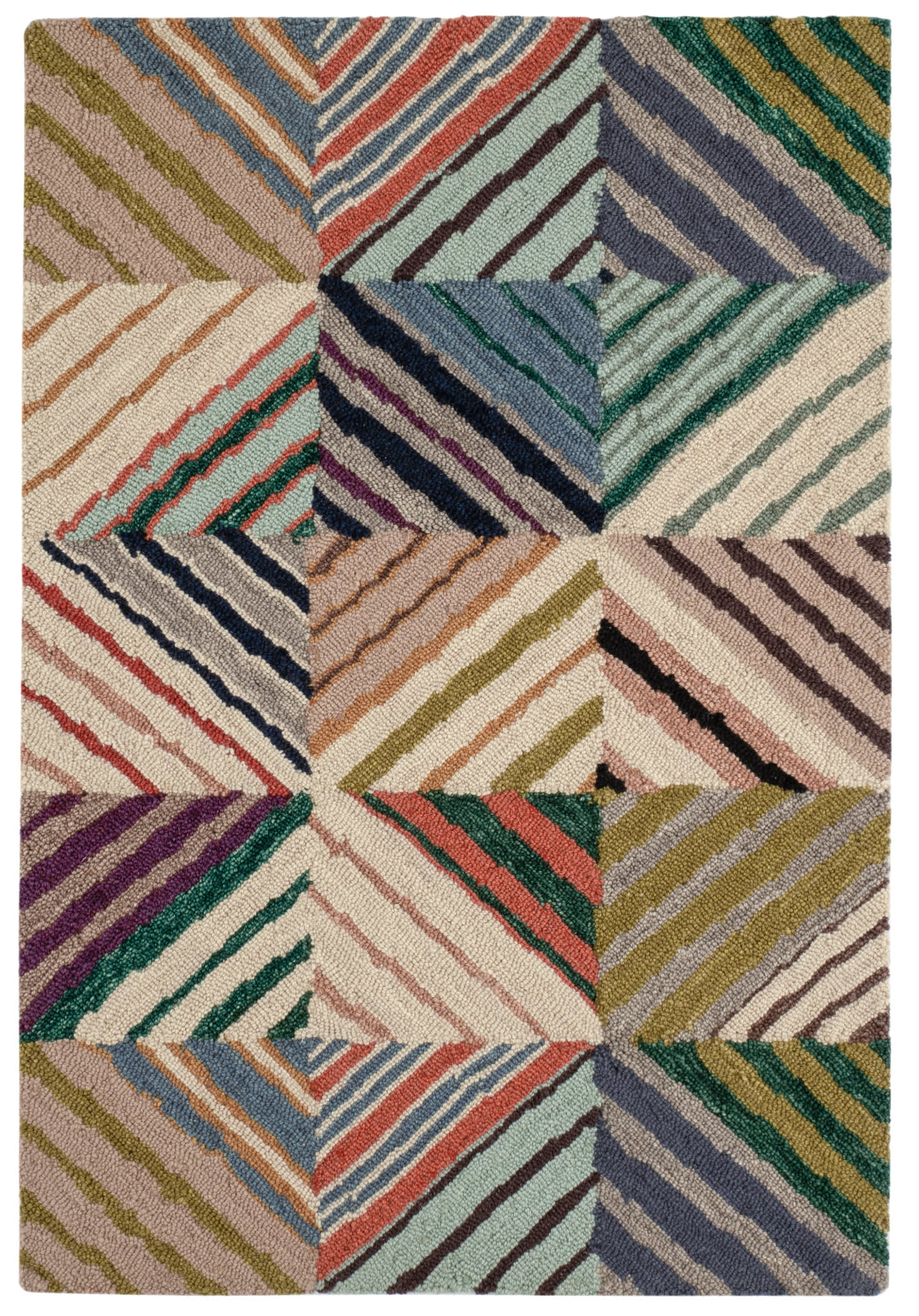 Potter Hand Micro Hooked Wool Rug | Multi Image secondaire du produit