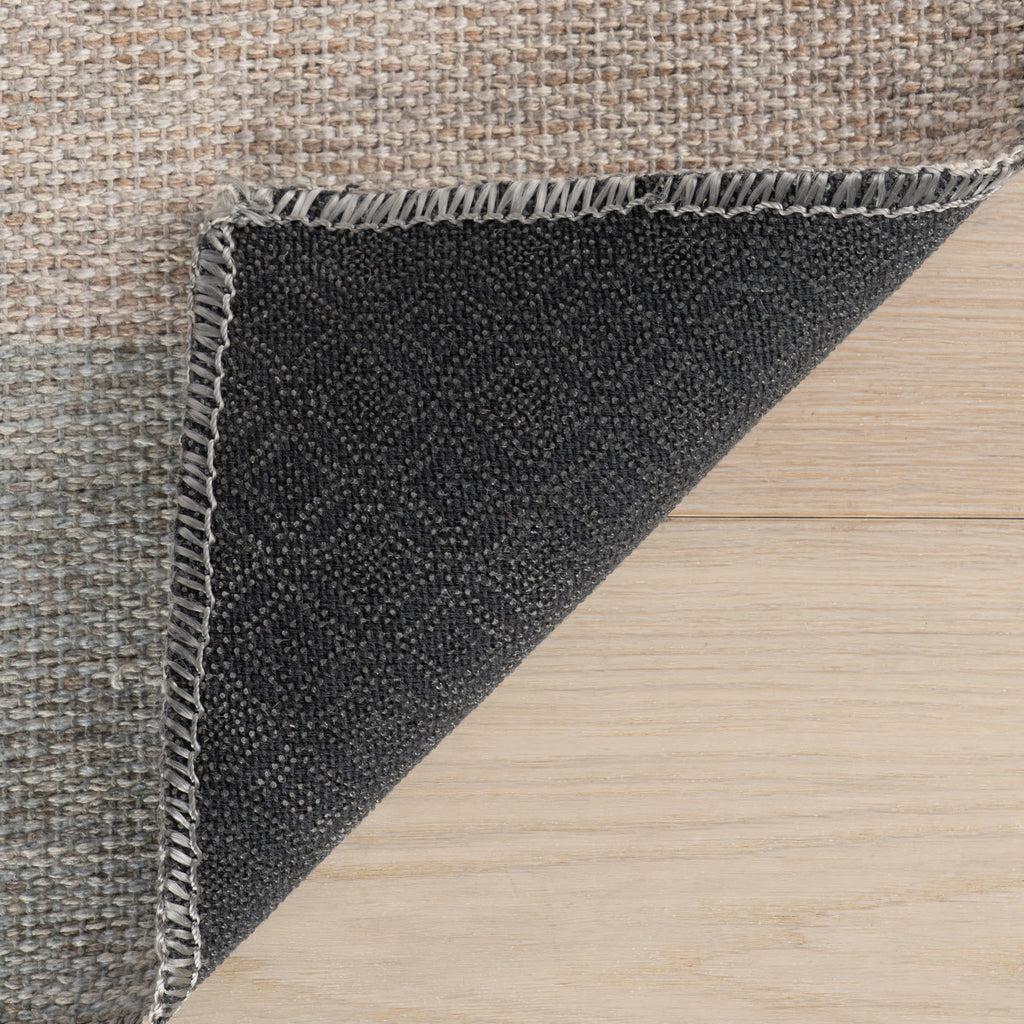 Mephira Checkered Washable Rug | Blue