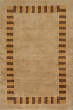 Sabrine Bordered Rug | Tan