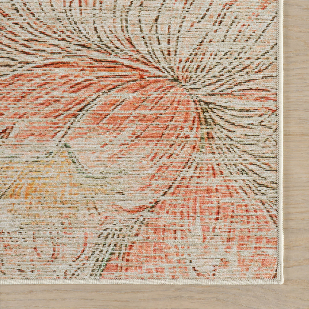 Exploded Floral Machine Washable Rug | Multi