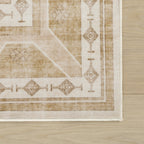 Hanice Oriental and Persian Washable Rug | Natural