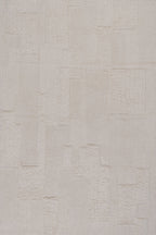 Sorvelle Modern Solid Wool Rug | Ivory