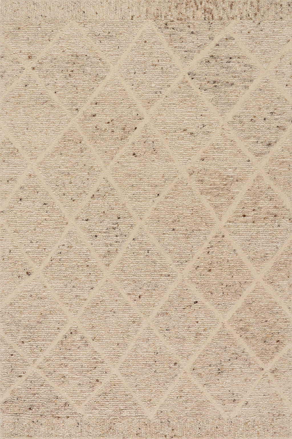 Afra Trellis Bohemian Hand Tufted Wool Rug | Sand