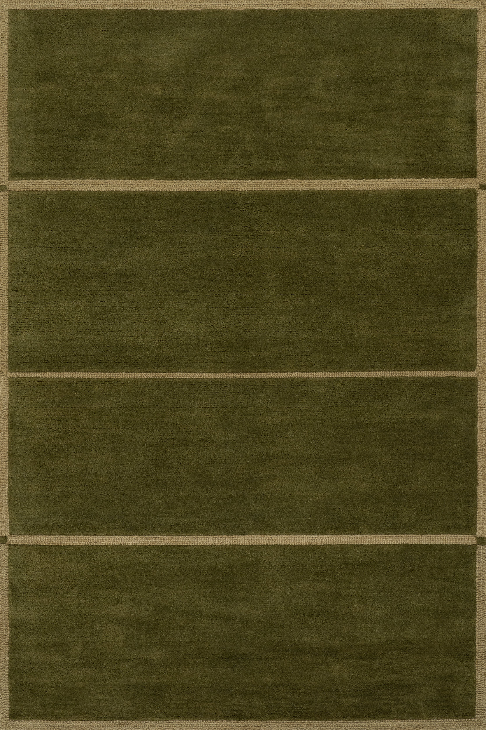 Mira Mid-Century Geometric Rug | Green Image secondaire du produit