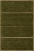 Mira Mid-Century Geometric Rug | Green