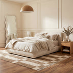 Tierra Jute Modern Farmhouse Rug | Brown