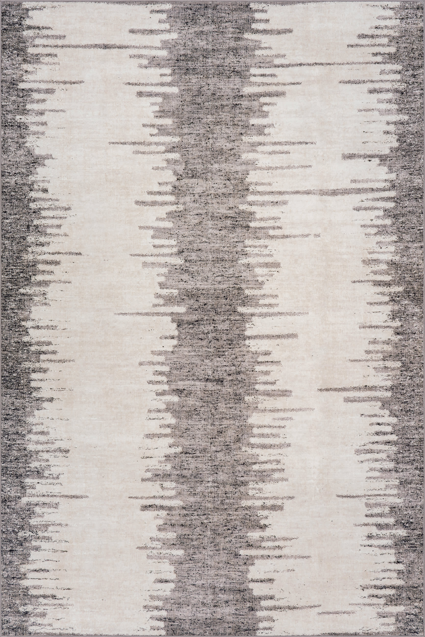 Fauzi Bohemian Washable Rug | Ivory Image secondaire du produit