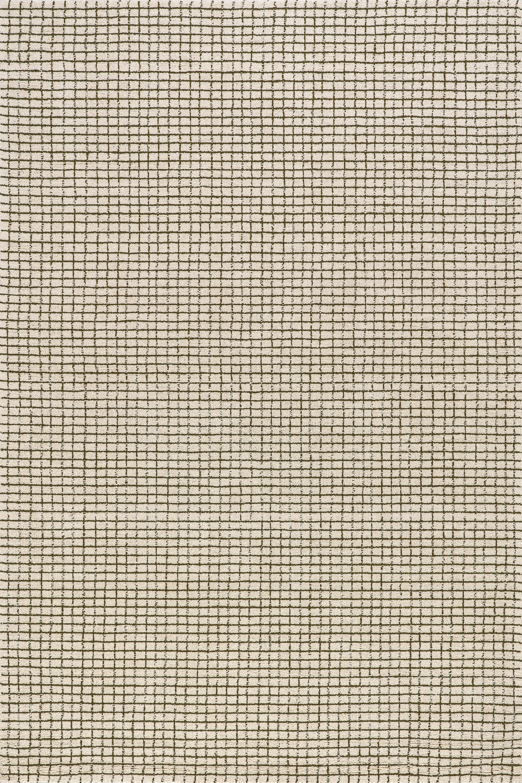 Melrose Checked Rug | Green Main image