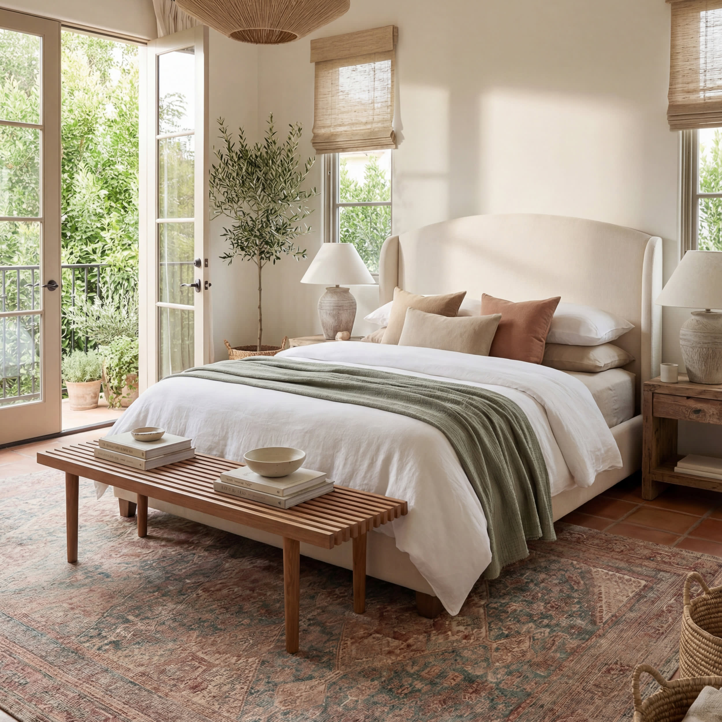 Weda Medallion Rug | Brown