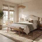 Lazara Hand Loomed Wool Rug | Green